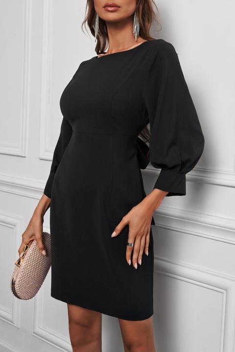 Elegancka mini sukienka Varsavia, czarna