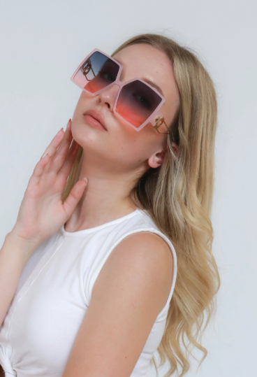 Modne okulary przeciwsłoneczne ART2162 w kolorze różowym