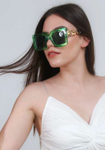 Modne okulary przeciwsłoneczne ART2182 w kolorze zielonym
