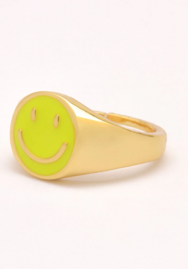 Pierścień, ART439, żółty