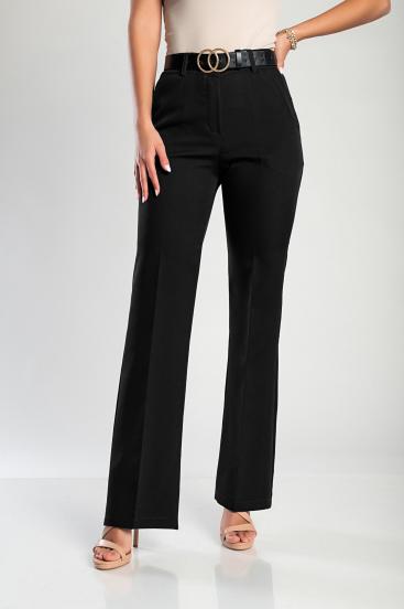 Eleganckie długie spodnie w kolorze czarnym