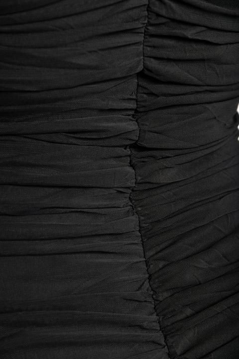 Elegancka mini sukienka Atessa, czarna