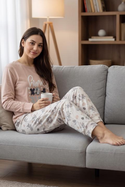 Modelka na zdjęciu ma 170 cm wzrostu i nosi rozmiar S