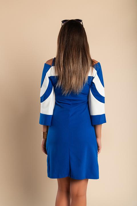 Elegencka sukienka Nina, niebieska