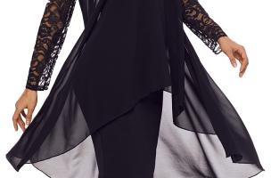 Elegancka sukienka Alexina, czarna